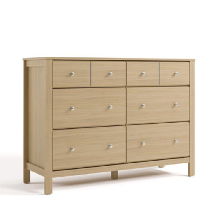 Horizon 6 Drawer Double Dresser
