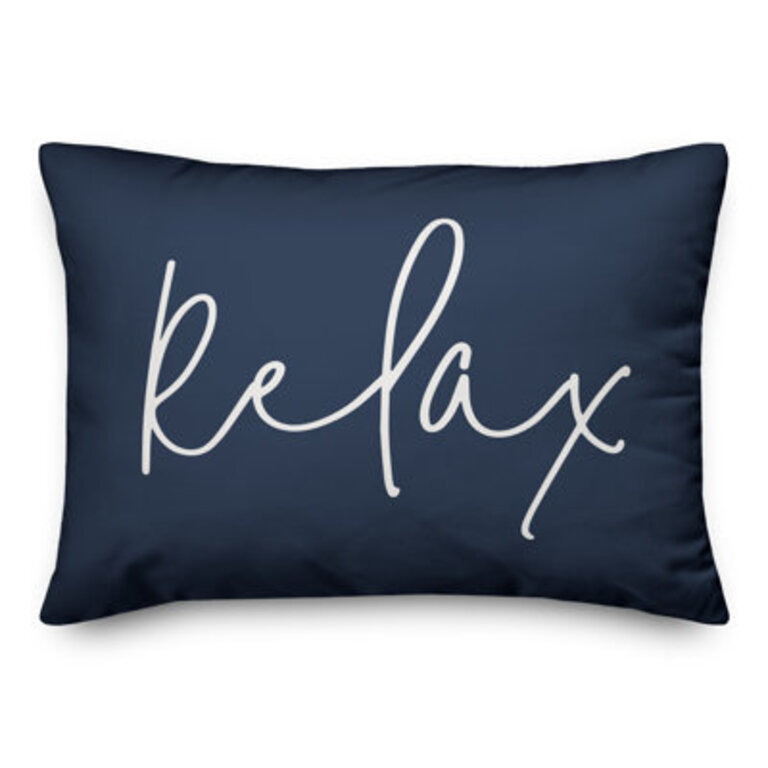 Relax Thin Outdoor Rectangular Pillow Cover  Insert