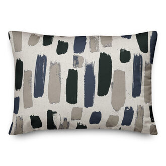Paint Strokes Outdoor Rectangular Pillow Cover  Insert