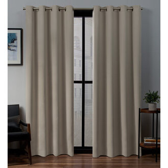 Mcmanus Sateen Room Darkening Curtain Pair