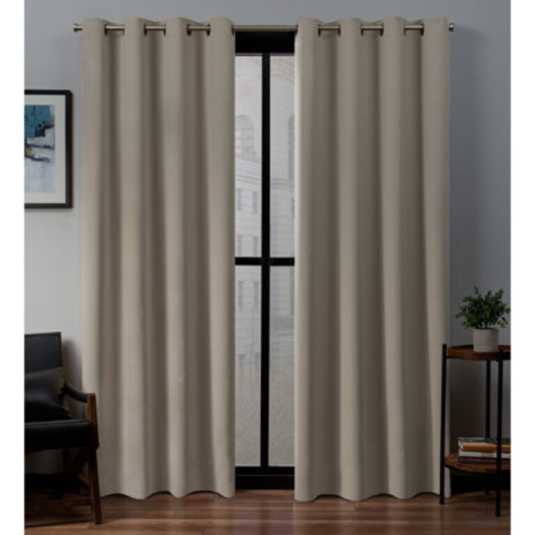 Mcmanus Sateen Room Darkening Curtain Pair