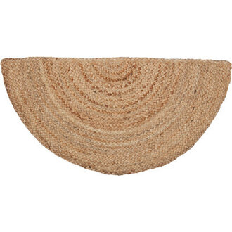 Charbonneau Braided Jute Natural Tan Area Rug