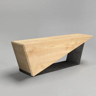 Wood Cubby Storage Bench