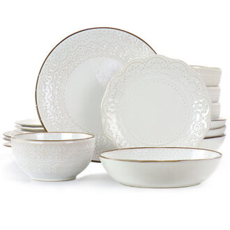 16 Piece Dinnerware Set Service for 4
