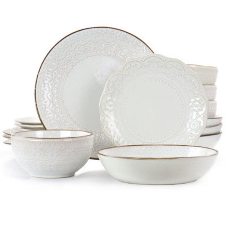 16 Piece Dinnerware Set Service for 4