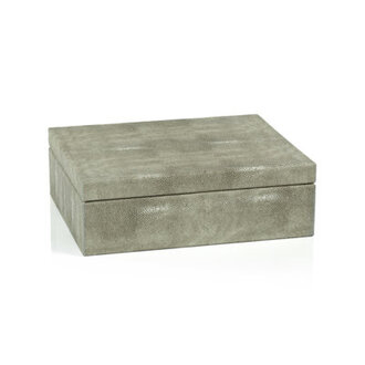 Kameia Shagreen Leather Decorative Box