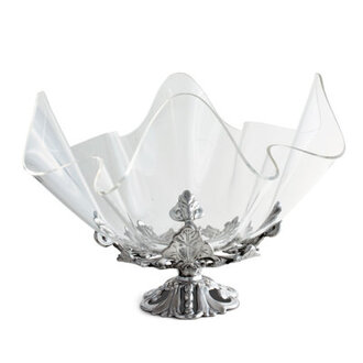 Arthur Court Designs Fleur De Lis Fruit Bowl