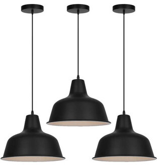 Black Industrial Pendant Lights Vintage Farmhouse Hanging Ceiling Light Fixtures for Kitchen Island Dining Room Bedroom Living Room Foyer
