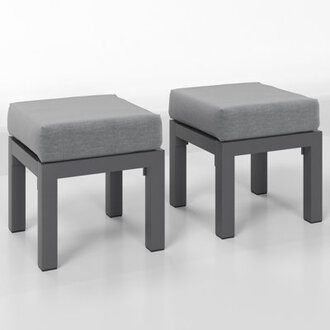 Brandtley Aluminum Ottoman