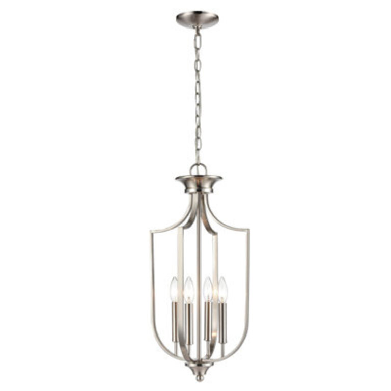 Lani 4 - Light Dimmable Lantern Cage Chandelier