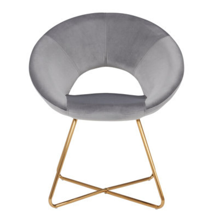 Crivello 7112Cm Wide Velvet Papasan Chair