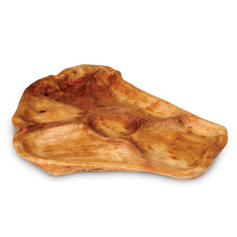 Bloomsbury Market Warroad Wood Divided Serving Dish