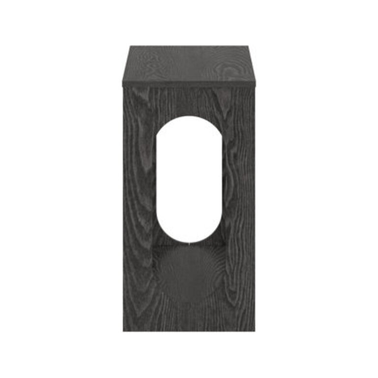 Inniss Modern Geometric 22 End Table with Open Shelf