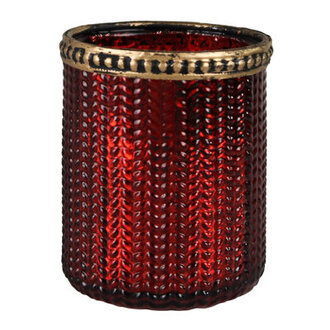 Stras Tealight Holder Glass
