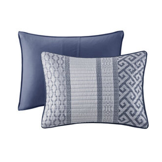 Bennett 4 Piece Jacquard Quilt Set with Throw Pillow