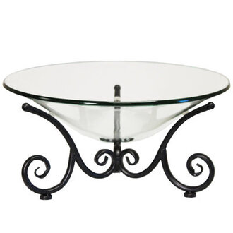 Buettner Glass Metal Decorative Bowl