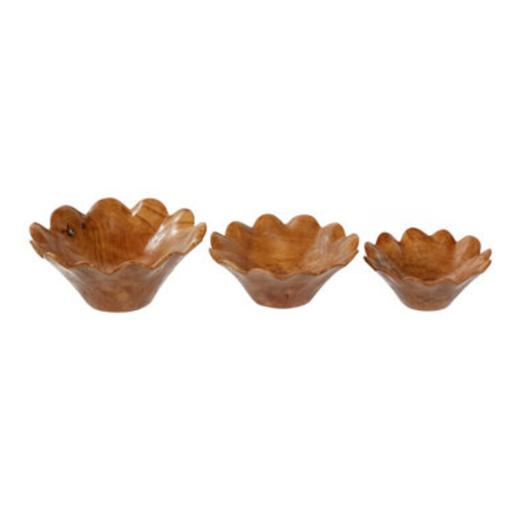 Eirene Handmade Solid Wood Decorative Bowl 3