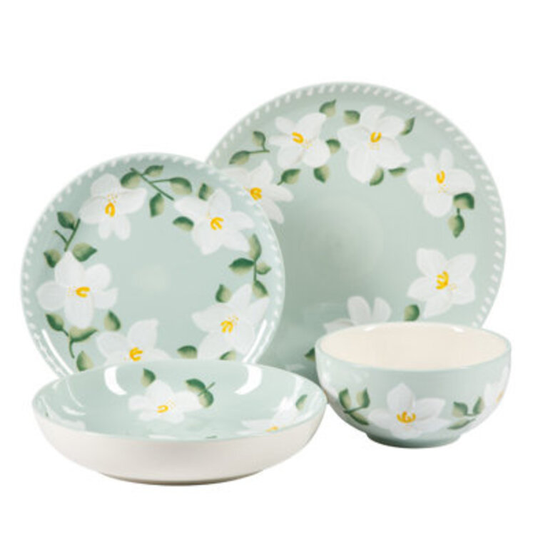 Gracie Oaks Stoneware Dinnerware Set - Service for 4