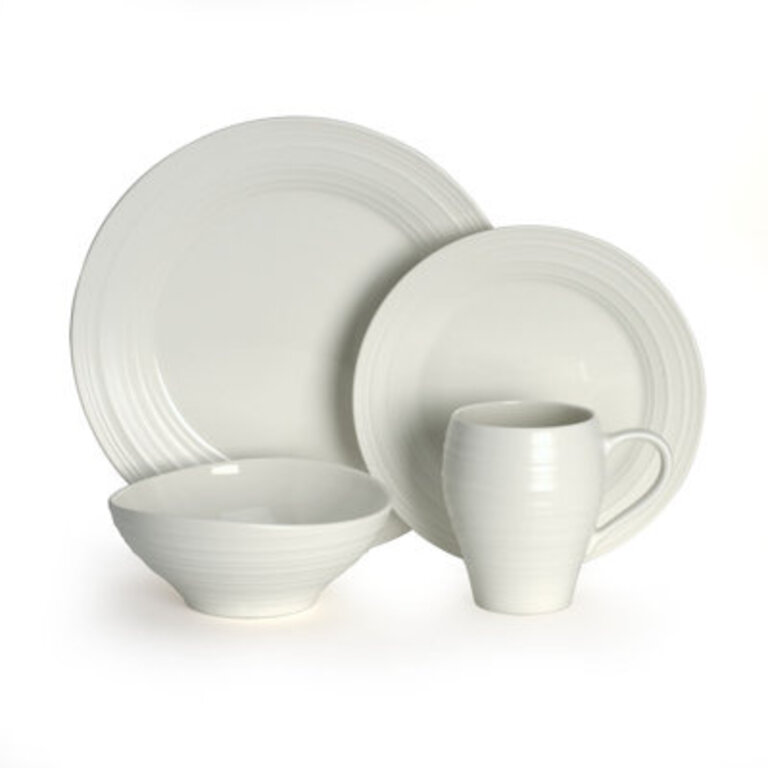 Mikasa Swirl 4 Piece Place Setting Service for 1