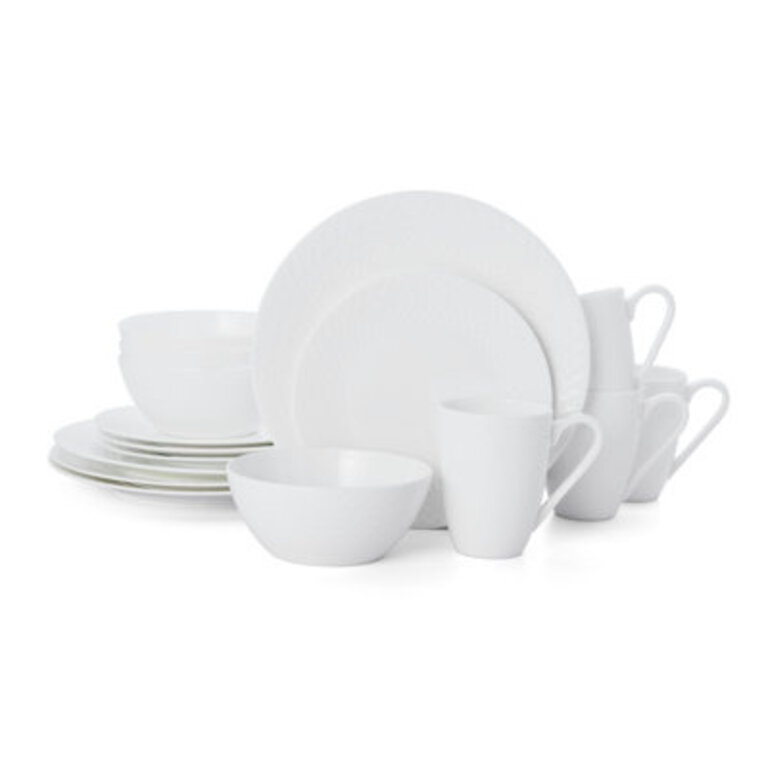 Mikasa Jenna 16 Piece Bone China Dinnerware Set Service for 4