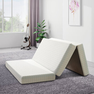 Driffield Selected Tri-fold 6 Memory Foam Mattress Portable Folding Murphy Bed Mattress with Washable Cover