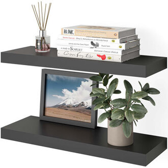 Miami 36 W x 8 D Floating Shelves with Invisible Wall Mount Brackets