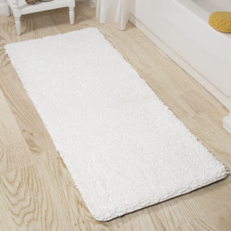 58x24 Bath Runner with Non-Slip Backing - Absorbent High-Pile Chenille Memory Foam Bathroom Rug
