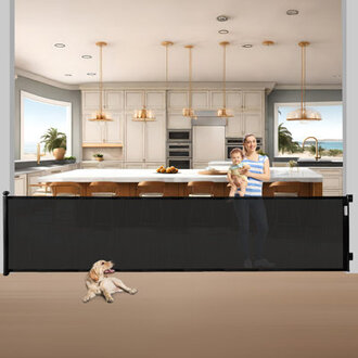 Wall Mounted Retractable Baby Safety Gate