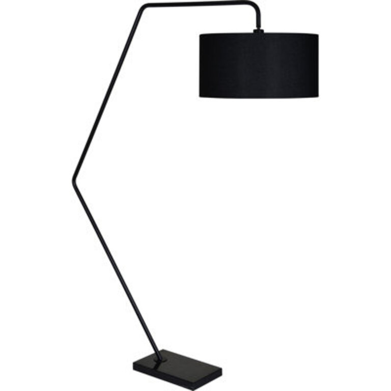 Charlse 6525 Black Arched Floor Lamp