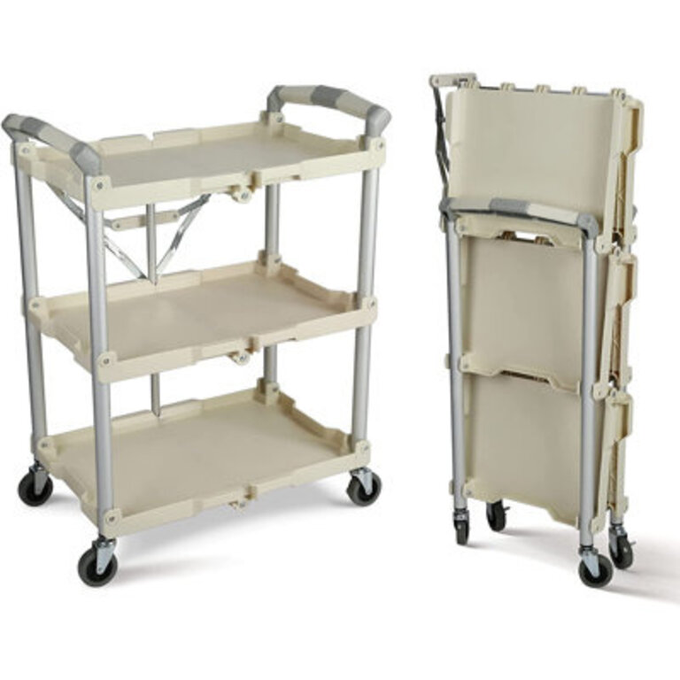 34 H x 262 W Utility Cart with Wheels