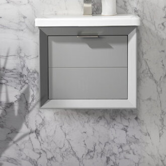 Draven 20 Single Bathroom Vanity with Porcelain Top