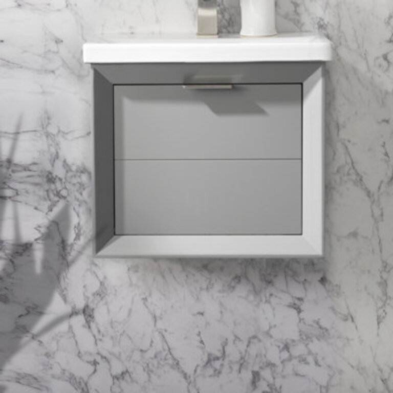 Draven 20 Single Bathroom Vanity with Porcelain Top