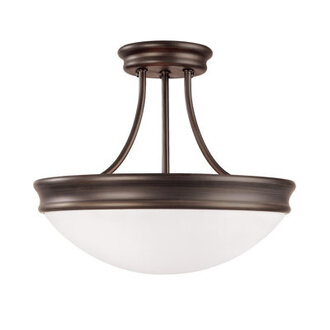 Glass Semi Flush Mount