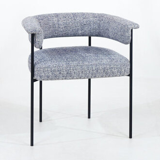 Mikra Grey Boucle Armchair