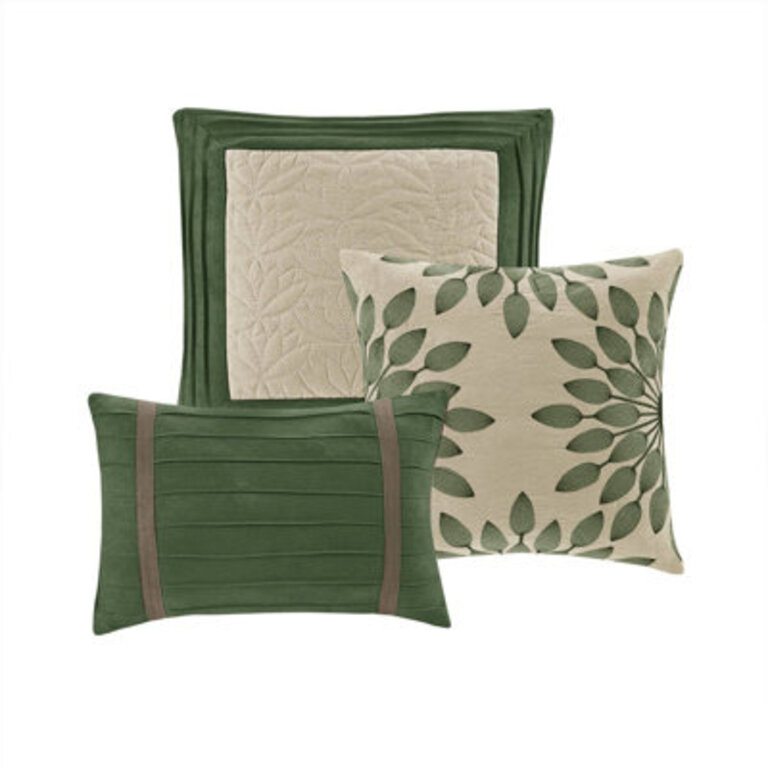 Palmer Microsuede Traditional 7-Piece Comforter Set