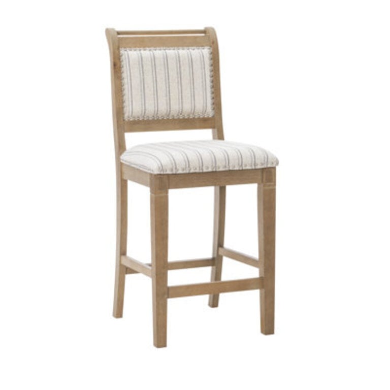 Eidson Wood Upholstered Bar  Counter Stool