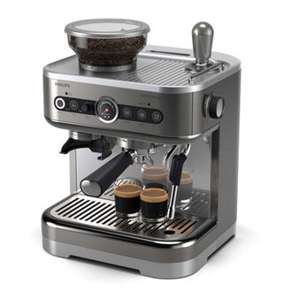 Philips Barista Brew Semi-Automatic Espresso Machine with Frother 250gr Bean Container
