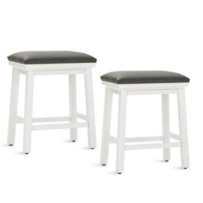 Jelissa Upholstered Counter Stool with Solid Wood Frame
