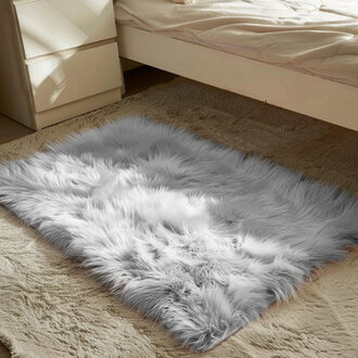 Haja Faux Sheepskin Indoor Rug