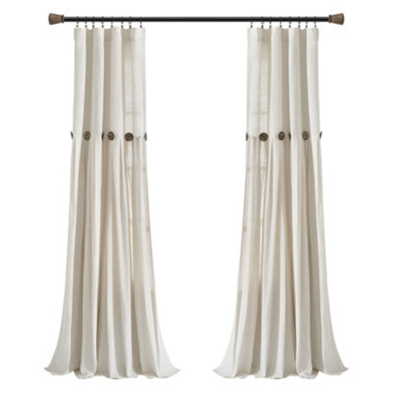 Beckham Semi Sheer Curtain Single Panel