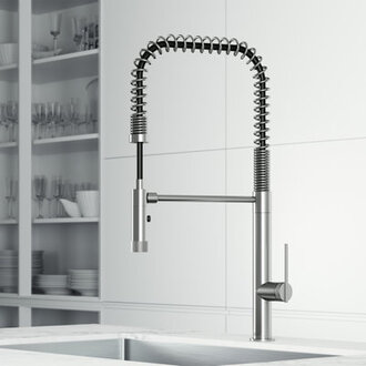Sterling 23 H 1-handle Pull-Down 2-Function Sprayer Kitchen Faucet