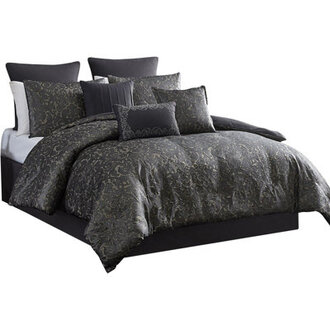 Delery Microfiber Modern  Contemporary 5 Piece Comforter Set