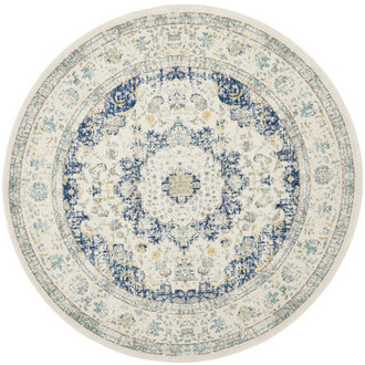 Annette Oriental IvoryBlue Area Rug
