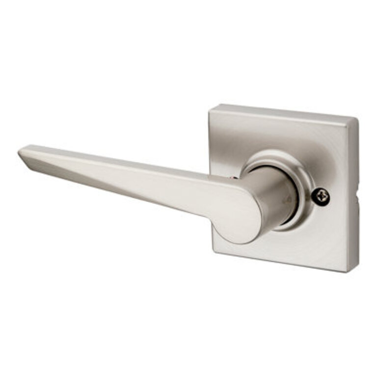 Weiser Tristan Square Rose Half Dummy Levers - Satin Nickel