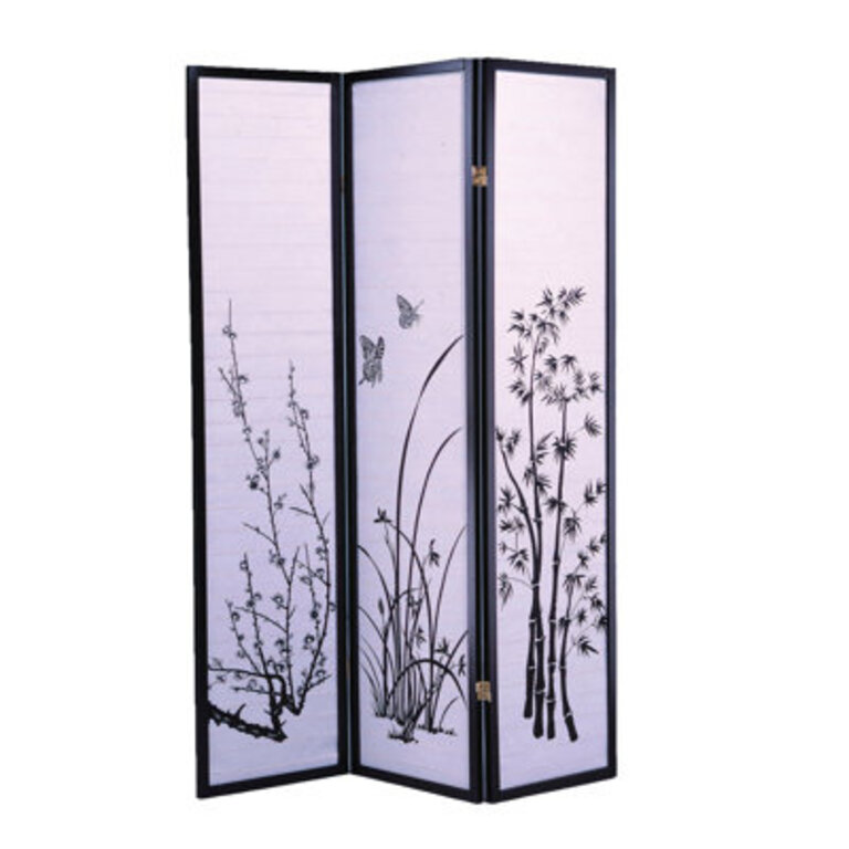 Evaline 705 H Solid Wood Folding Room Divider