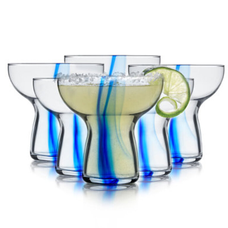 Libbey Blue Ribbon Stemless Margarita Glasses
