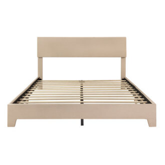 Avel Simple Rectangular Upholstered Platform bed