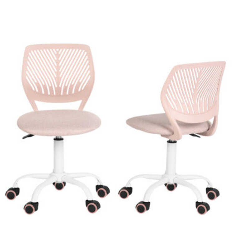 Denishia Modern Stylish Office Task Chair with Fabric Seat Adjustable Height for Teenager