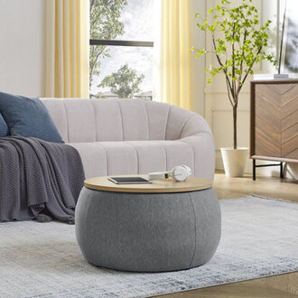 Dariyan Round Storage Ottoman