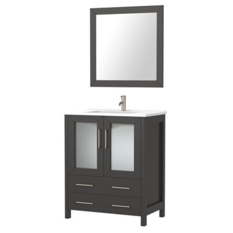 24 W Single Bathroom Vanity Set with Mirror